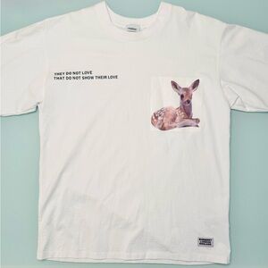 Burberry Ricardo Tisci Deer Graphic Shakespeare Shirt - White - Size Oversized S
